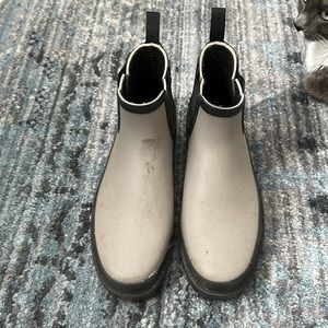 Low cut rain boots (Target)grey and black